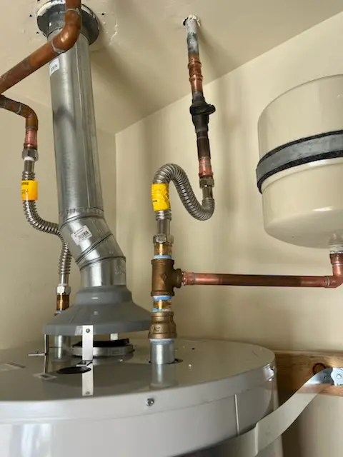 Water heater installation and plumbing repair in Sharon